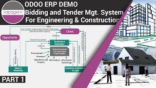 Odoo Demo - Bidding and Tender Management System for Engineering and Construction by Apagen Part - 1