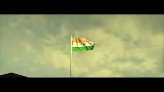 Indian Flag Waving - 3D Animation Short Clip | Shaik   Parvez  [ 4k ]