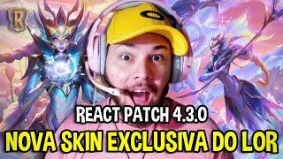 REACT NOVAS SKINS E OUTRAS NOVIDADES - PATCH 4.3 | LEGENDS OF RUNETERRA