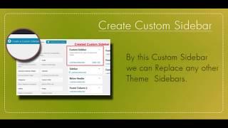 Create Custom Sidebar