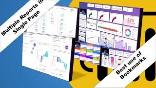 Multiple Reports in single Page in Power BI Desktop