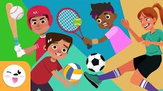 SPORTS for Kids - SOCCER, VOLLEYBALL, TENNIS, BASEBALL - Basic Rules - Compilation