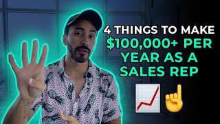 How To Make $100,000+ Per Year As A Full Time Sales Rep