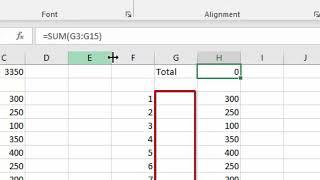 Excel AutoSum and Moving Data - A Few Tips