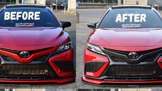 CARBON CRIMSON!? Installing KOCF​ Carbon Nose Grill 2018-24 Camry SE/XSE/TRD