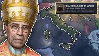 Forming the ROMAN EMPIRE as the POPE in Hearts of Iron 4