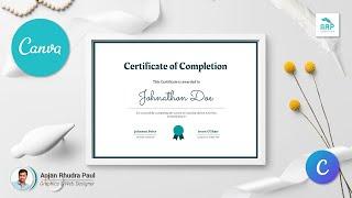 Design Tutorial: Creating A Stunning Certificate Template On Canva!