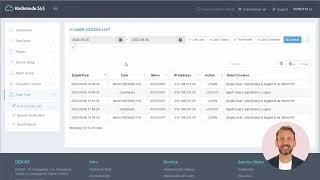 7. How to use the audit trail of Radionode365