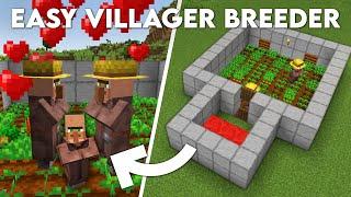 Minecraft Infinite Villager Breeder Tutorial - Easiest & Best Design