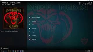 Kodi install Unfocused