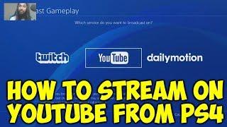 How To Stream On Youtube From PS4