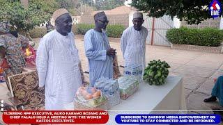 Tujereng NPP executive, Aliko Mr. Bojang & Chief Falalo held a meeting with Women group executives