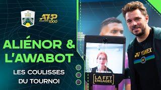 Les coulisses du tournoi avec Aliénor et l'Awabot | Rolex Paris Masters 2023