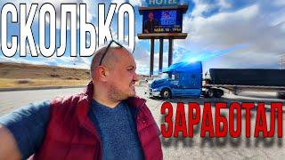 Сколько Денег !? /vlog из Америки / сколько зарабатывает тракдрайвер США