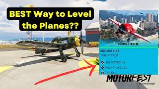 Level The Planes FAST with this Method in The Crew Motorfest!! - Getting Gold Parts a Bit Easier