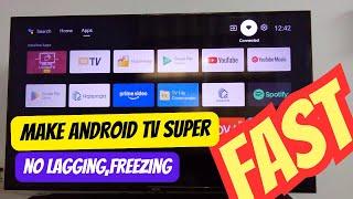 Fix Android Tv Lagging || Speed Up your TV