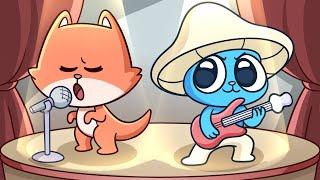 Smurf Cat But Is SINGING ?! - We Live We Love We Lie Meme // (Garten Of BanBan 4 Animation)
