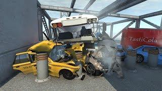 Bollard Crashes 19 | BeamNG.drive