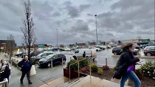  Edinburgh Rain Walk ️.Fort Kinnaird Shopping Centre  Rain Sounds ASMR.4KHDR