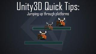 Unity3D Quick Tips: Jumping up through platforms