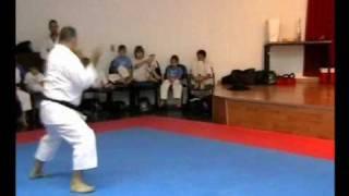 kata gojushiho sho from karate party 2009 - Yuval's club