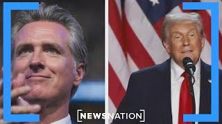 Newsom invites Trump to California amid political blame game | Morning in America