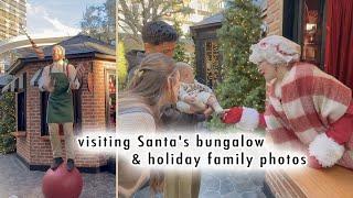 visiting Santa's bungalow & holiday family photos | VLOGMAS DAY 3