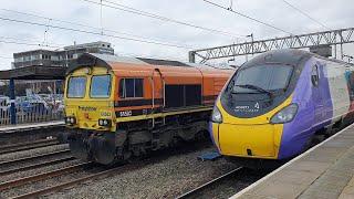 Freight, Signal Failures and Gridlocked Trains at: Stafford, WCML, 31/01/25,  Part 2/2