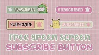 10 pastel cute aesthetic SUBSCRIBE button Part 2 [Free to use] | SB012