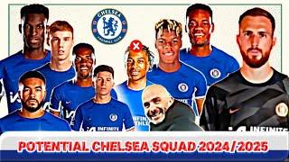 POTENTIAL CHELSEA SQUAD FOR THE 2024/25 SEASON ALONG WITH 2024 SUMMER TRANSFER TARGETS UNDER MARESCA