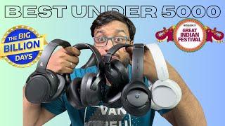 BBD sale Top 5 Best headphones under 5000 rupees ️️ Amazon Great indian sale 2024