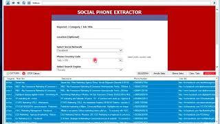 9  How to use Social Phone Extractor