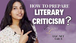 Literary Criticism for UGC-NET/ Beginners/ Eng Lit Notes+ Sources #ugcnet #english