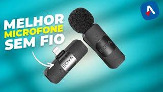 MELHOR Microfone SEM FIO PARA iPhone! o mais BARATO de todos | Boya By-V1