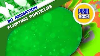 Green Screen Chroma key Organic Floating Particles HD - Footage PixelBoom