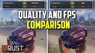 Graphics & FPS Settings Comparison - Rust Console Edition