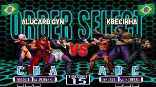 KOF 2002 - Mestre KBECINHA acepta reto ¡Vale todo!  ⭐ ALUCARD GYN vs KBECINHA