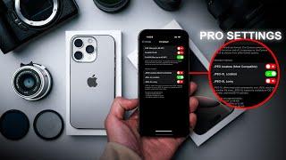 How To Turn the iPhone 16 Pro into a Professional Camera (Best Photo Settings and Workflow)