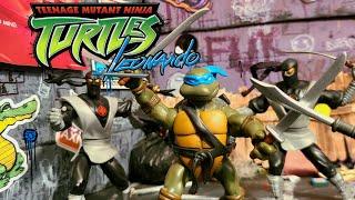 TMNT 2003 Leo vs. The Foot !! Stop Motion Animation 2024!! 