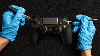ASMR - Cleaning a ps4 controller!