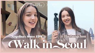 Walk in Seoul: Haebangchon │ Vegan Cafe │ Haebangchon Sinheung Market │ Angelina's Sense EP.4