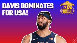LeBron And Anthony Davis Shine In USA vs Canada, Lakers' Summer League And More