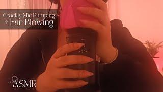 ASMR Mic Pumping (Swirling and Ear Blowing, Breathing)