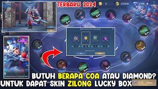 CARA MENDAPATKAN SKIN EPIC ZILONG CHANGBANPO COMMANDER EVENT LUCKY BOX - DRAW LUCKY BOX ZILONG MLBB