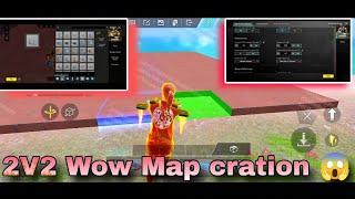 New 2 vs 2 wow map  How to create Wow Map | Wow map tutorial  pubg mobile #pubgm #bgmi #gaming