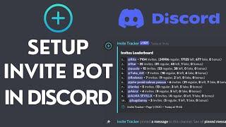 How to setup invite tracker bot in discord (2024)