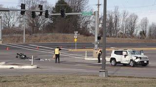 Police investigate a deadly crash involving a motorcyclist in Springfield, Mo.