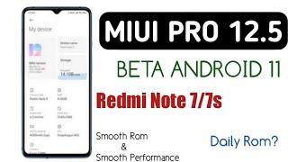 MiuiPro 21.10.21 - PORT | Redmi Note 7/7S | Android 11 | 12.5 Beta R | Battery & Performance HINDI