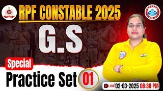 RPF Constable GS Classes 2025 | RPF Constable GS Practice Set #01 | RPF GK/GS MCQs By Parul Ma'am