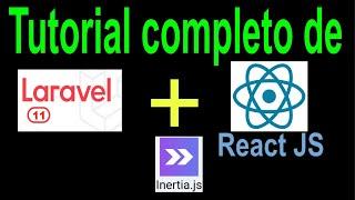 Laravel 11 Reacjt js, Tutorial